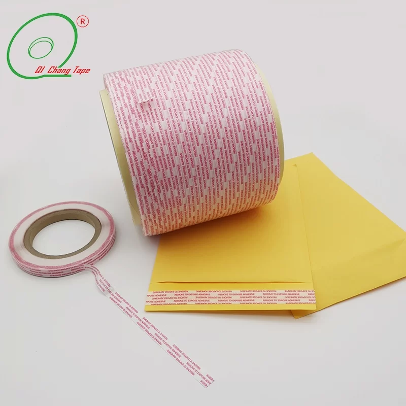 adhesive permanent bag sealing tape
