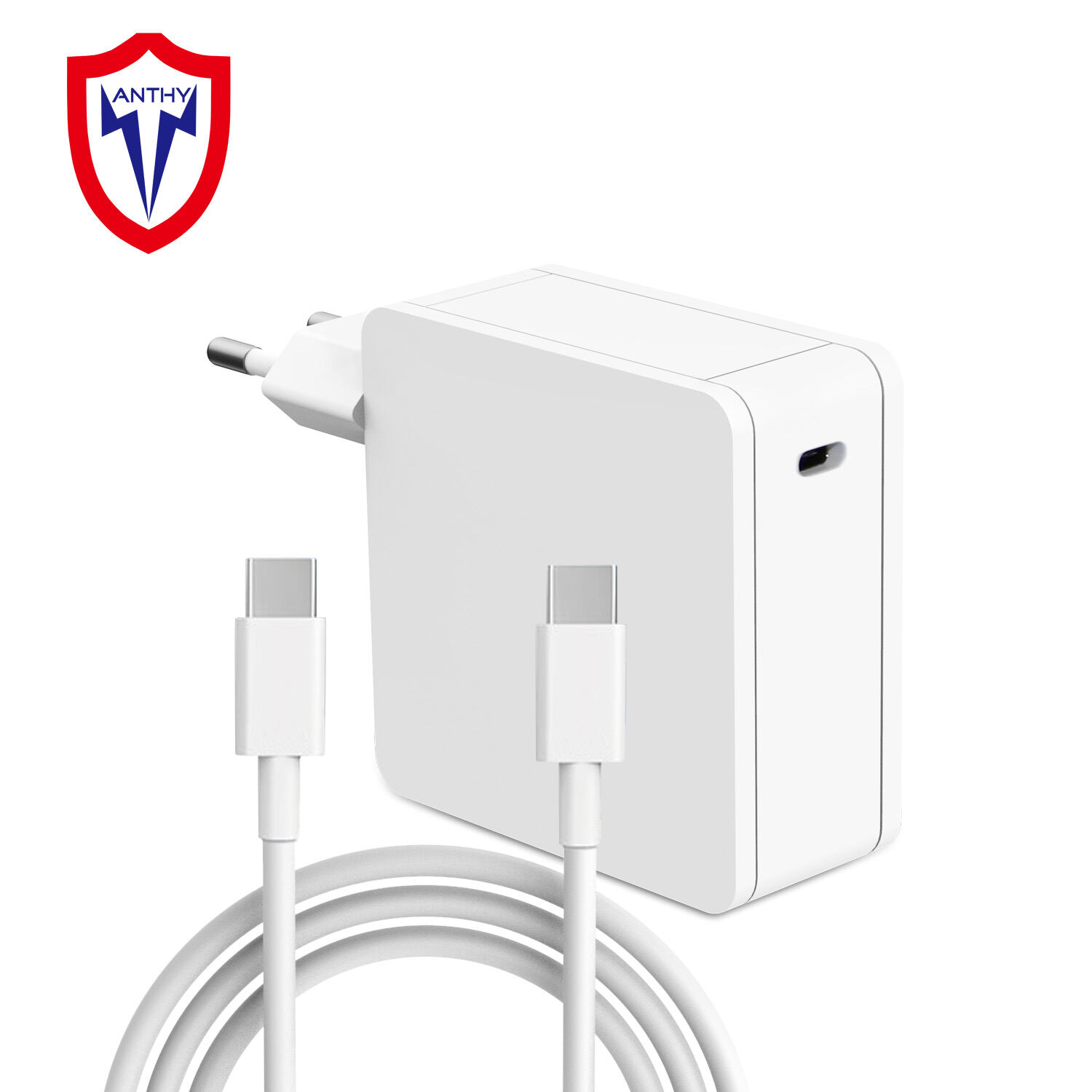 High Quality 45W/65W USB Type C Charger Fast Portable Wall Adapter for Apple Macbook Pro and Mobile Phones Laptop Power Supply