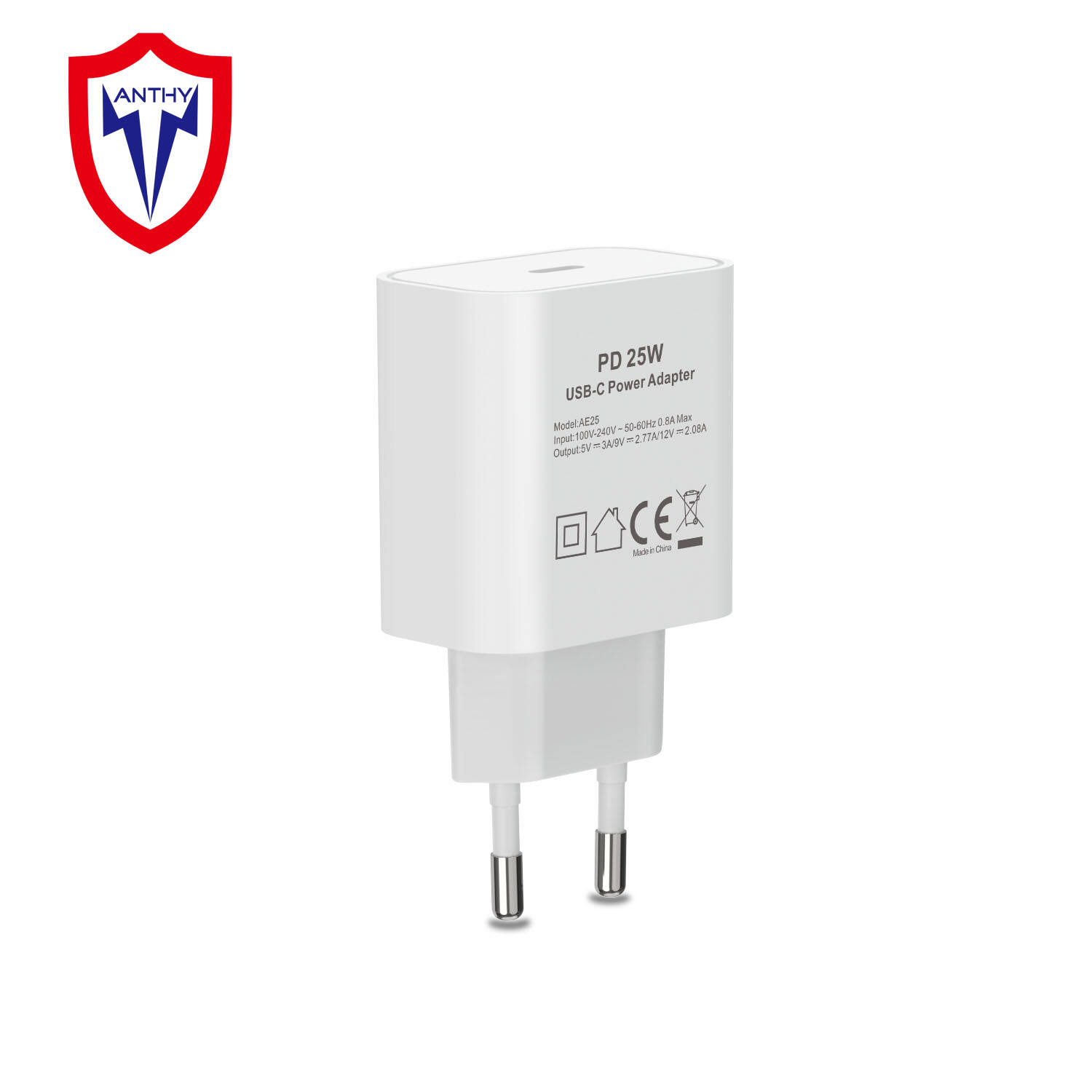 Super Fast Charger Type C, 25W USB C Wall Charger