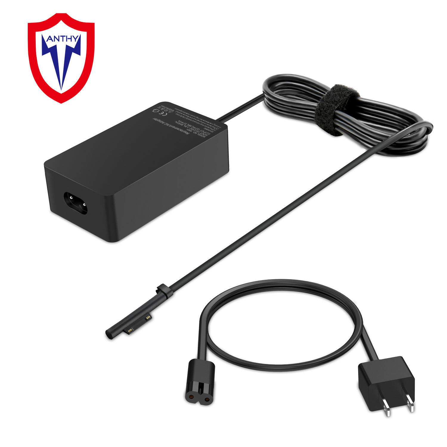 Surface Laptop Pro Charger Power Supply 65W 15V 4A Magnetic Replacement AC Adapter Compatible with Microsoft Surface Pro 3/4/5/6/7/8/9/X Laptop1/2/3/4 Go 1/2/3 Book 1/2/3