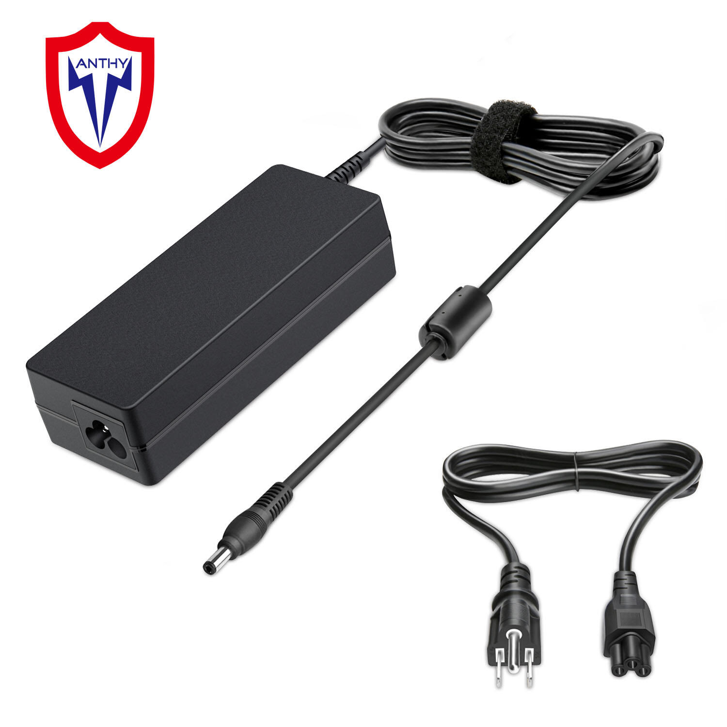 90W DC19V 4.74A Laptop Charger for Asus Toshiba AC Adapter Laptop PC Computer Charger Power Cord, 3 Pin 90 Watt AC to DC 19V Switching Power Supply with 5.5x2.5mm Plug