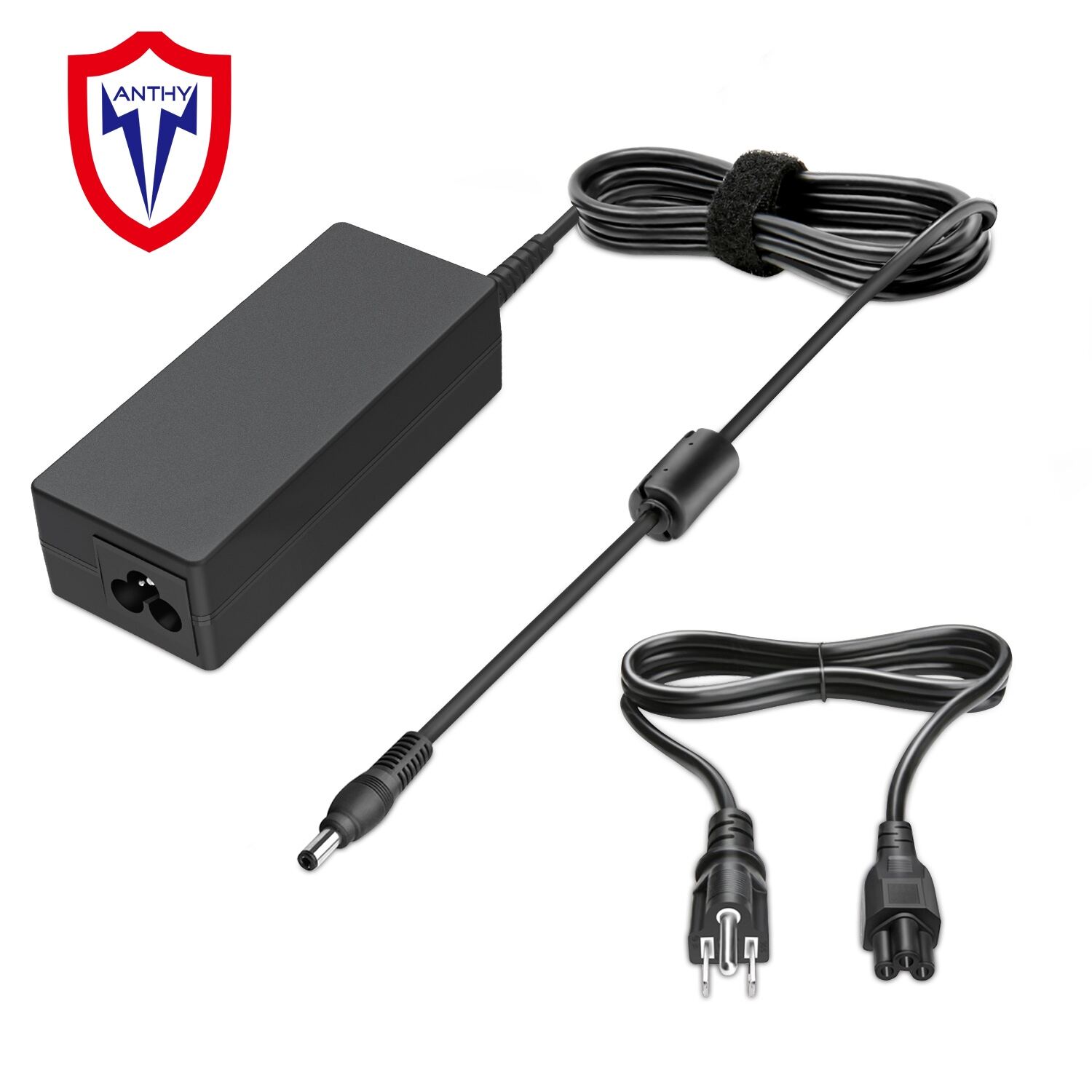 19V Power Supply Adapter 3.42A 65W AC/DC Converter Transformer 100V~240V AC Input with 5.5mmx 2.5mm Plug for LCD LED Monitor, HDTV, 3D Widescreen, Bluetooth Speaker, Printers, Audio Amplifier