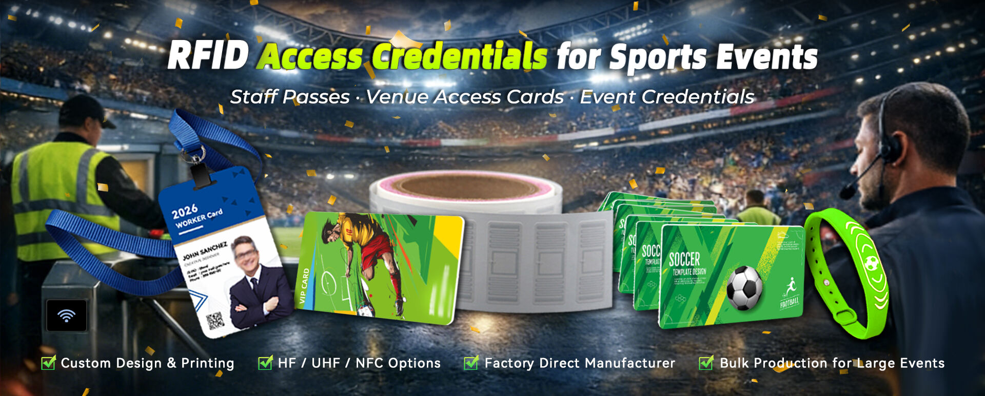 RFID Products, Smart Card, Hotel Key Card, RFID Label and Tag Supplier - SUNLANRFID