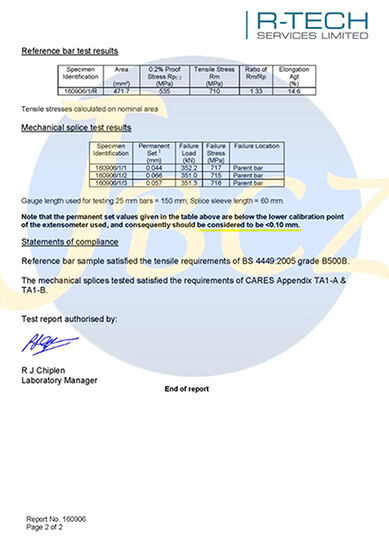 0.01mm Slip Test