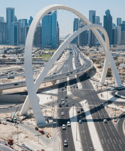 Lusail Expressway in Qatar