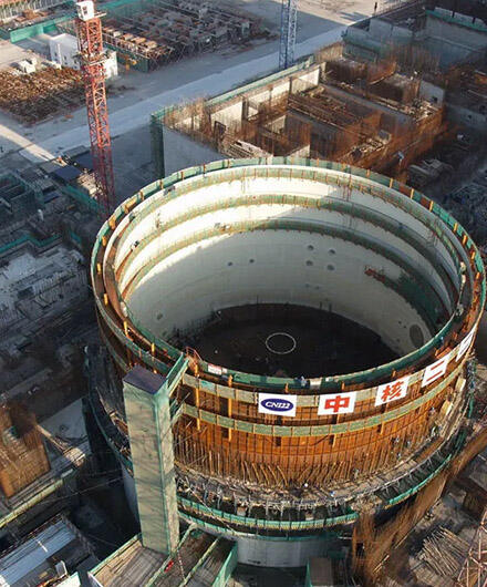 A usina nuclear de Qinshan, na China