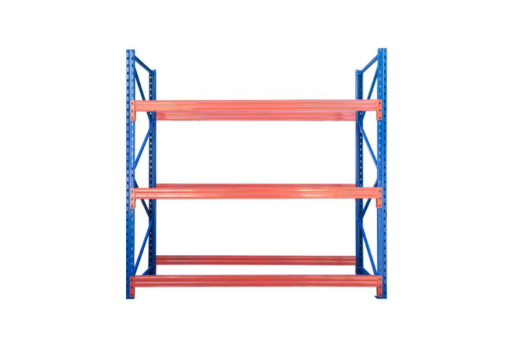 What are the components of a warehouse rack?