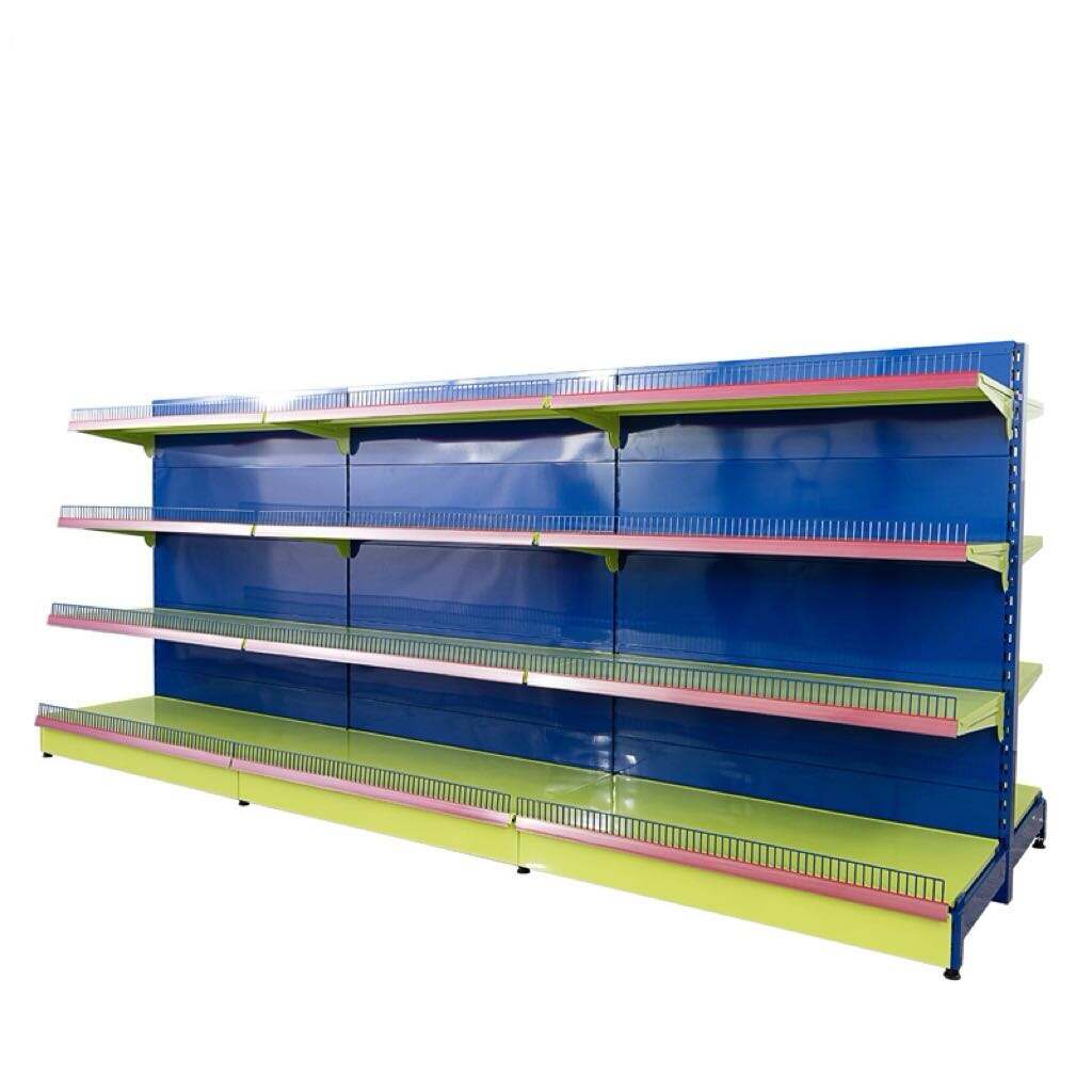 Double Side Gondola Rack Wire Storage Shelves for Retail Store  YD-S002A  
