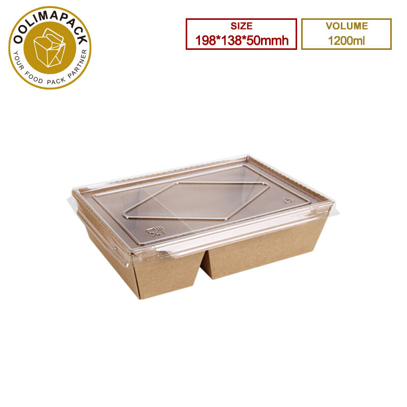 198*138*50mmh 1200 ml kutija za uzimanje s poklopcem