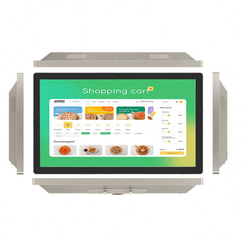 wall mount 15.6"  4GB+64GB IPS Android Digital Signage Waterproof Kitchen Resistant Commercial Order Displays