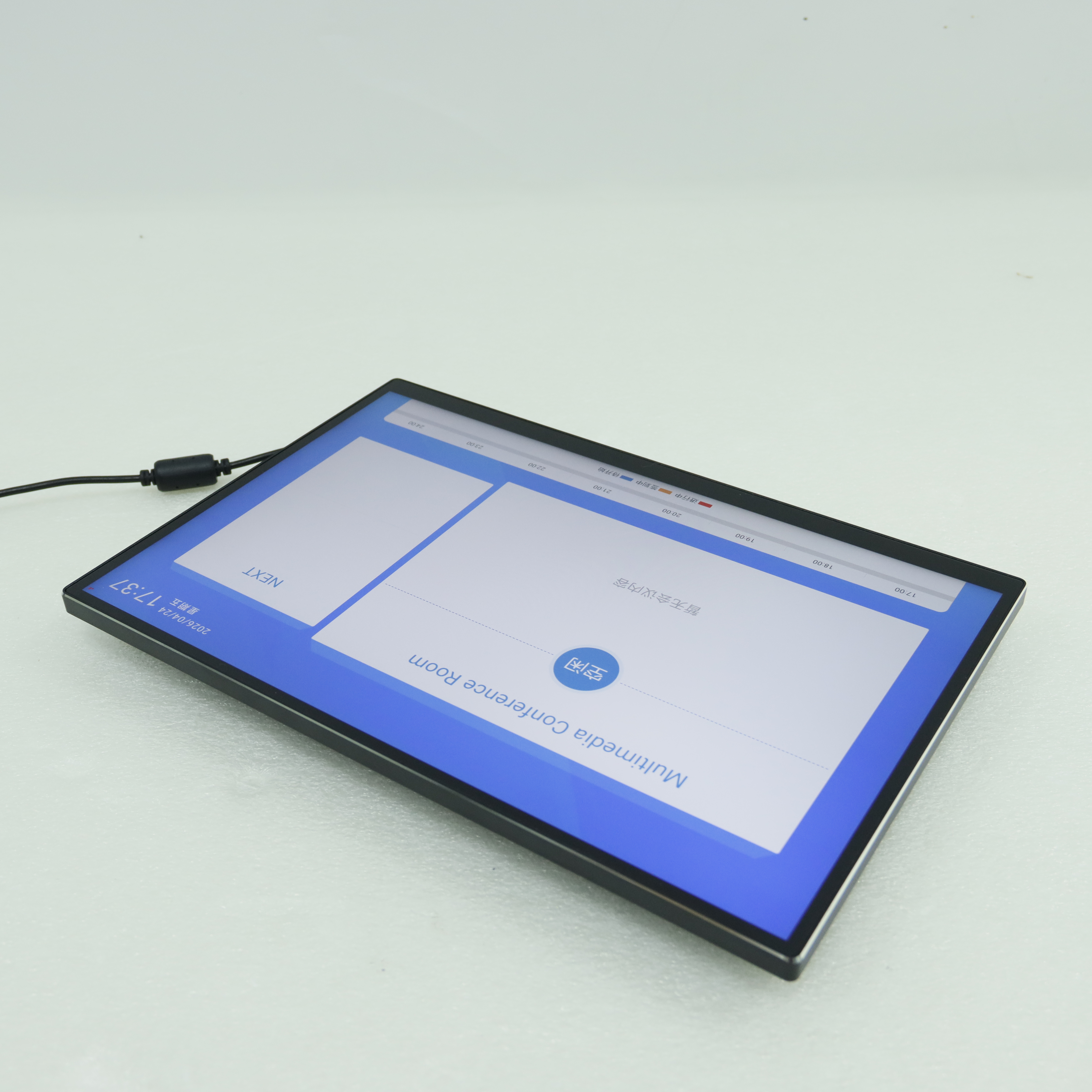 wall mount 13.3inch 1920x1080 android tablet pc POE NFC RJ45 4GB 32GB school hotel conference room digital signage display