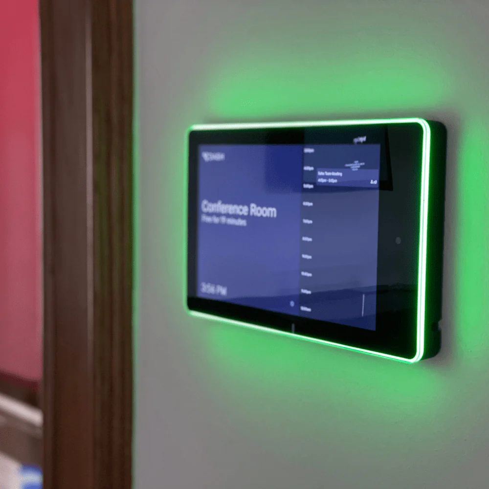 13.3Inch RK3288 NFC POE Android Tablet Wall Mounted Meeting Tablet For Conference With LED Light Bar 