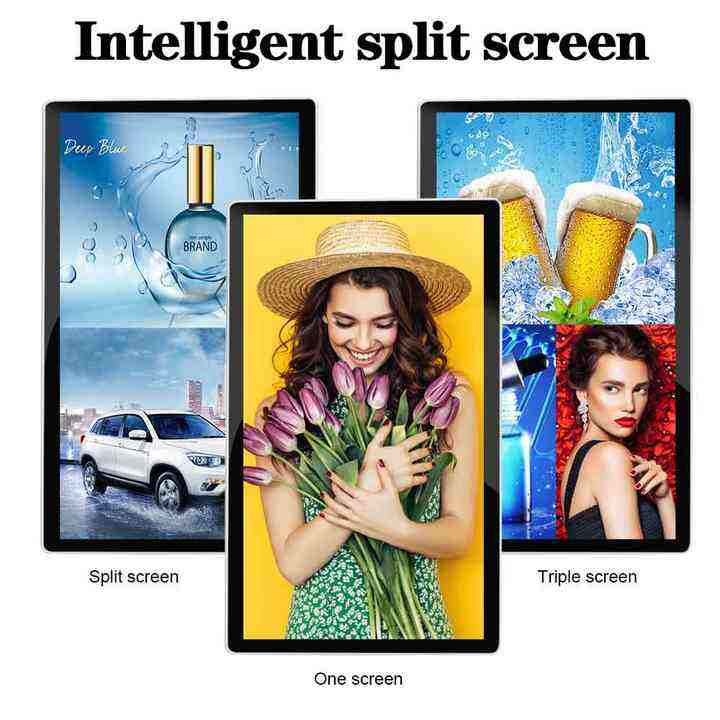 Super large size 55inch advertising machine wall mounted ads android tablet