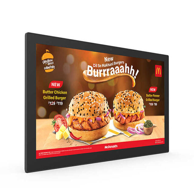 11.6 Inch Wall Mounted Interactive Advertising Tablet With POE Power