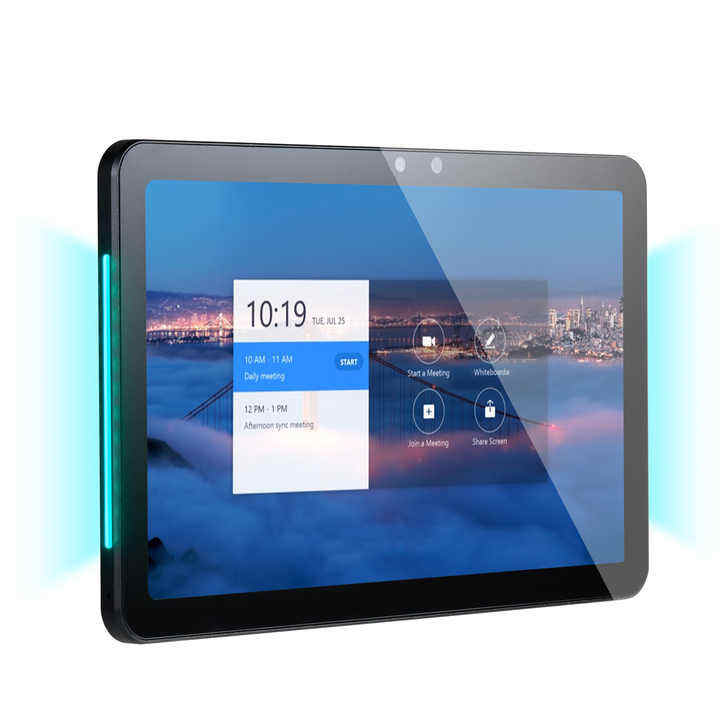 13.3Inch POE NFC Wall Mounted Conference Android Tablet With Both Sides Led Light