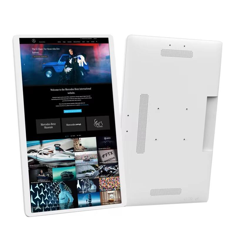 veggmonterbar 24 tommer 1920x1080 veggmontert android 12 tablet-pc med okta core for kommersiell reklamevisning