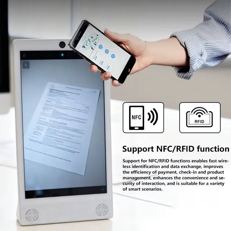 15.6inch desktop L shape RK3576S android 15 tablet pc touch screen restaurant menu othering POE NFC Wifi 10000mah battery