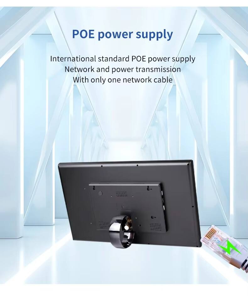 تبلت رایانه اندروید 24 اینچ نصب‌شده روی دیوار برای علائم تبلیغات تجاری، نمایشگر پوستر، تابلو منوی رستوران