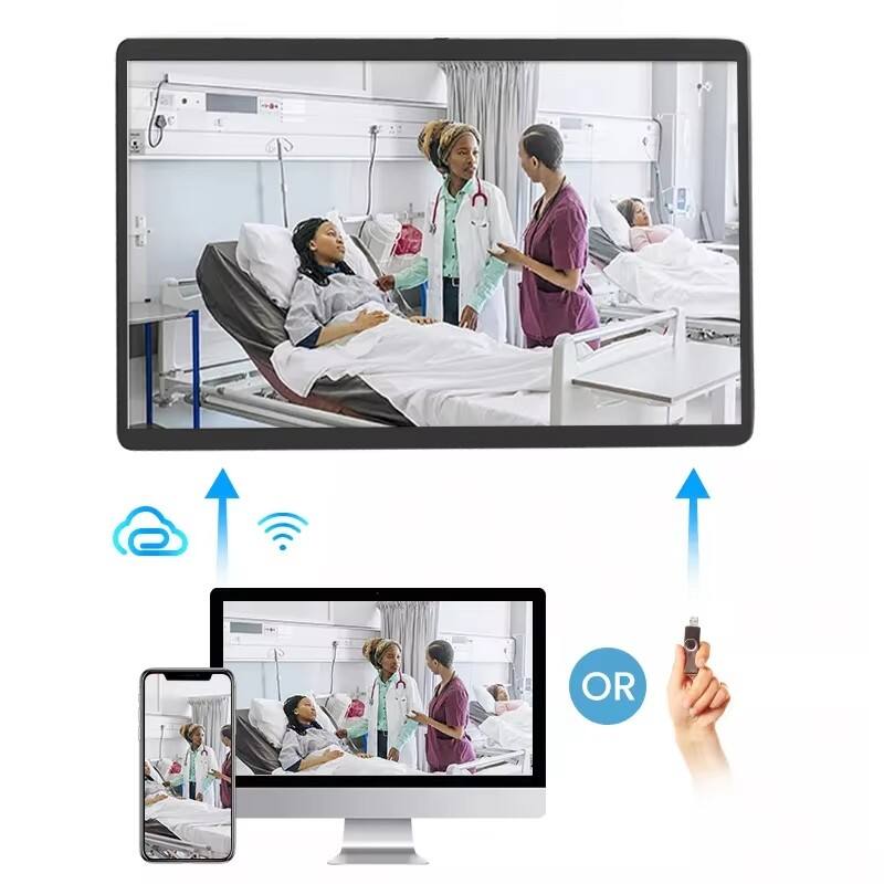 veggmonterbar 24 tommer 1920x1080 veggmontert android 12 tablet-pc med okta core for kommersiell reklamevisning