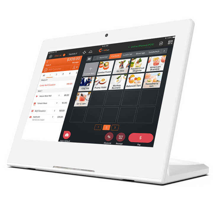 17.3Inch restaurant food menu ordering l-shaped android tablets