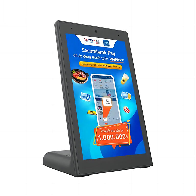 Small Size 7 Inch L-Type Android Tablet Restaurant Ordering Desktop Tablet PC