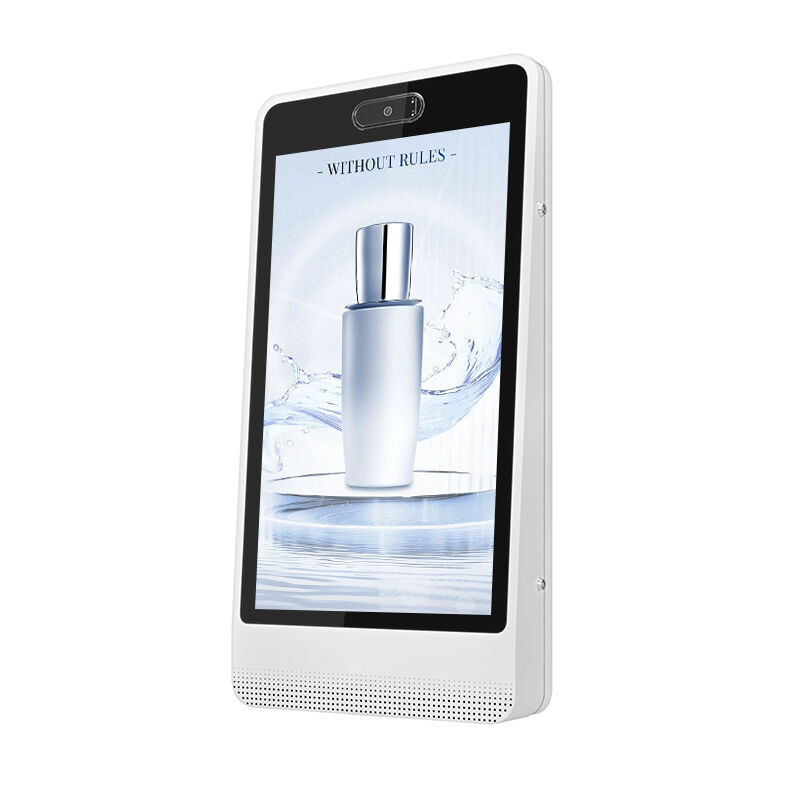 จอแสดงผลดิจิทัลสมาร์ท AI ขนาด 32 นิ้ว แบบอินเทอร์แอคทีฟ ติดผนัง สำหรับโฆษณา ป้ายดิจิทัลระบบแอนดรอยด์ หน้าจอสัมผัส ตู้บริการธุรกิจ ร้านค้าปลีก โรงแรม