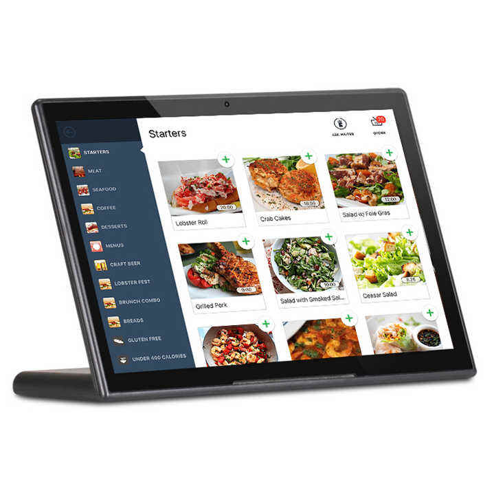 15.6-Inch Restaurant Ordering Tablet with RK3566 Processor, POE, NFC, 1080P HD Resolution, 10-Point Touch, Android 11 – Ideal for Self-Service Ordering and Fast Checkout