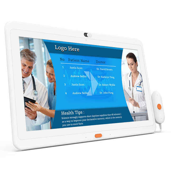 Hospital 15.6inch Health Care Tablet Android All in one Medical Industry Grade Tablets With Call Handle Camera