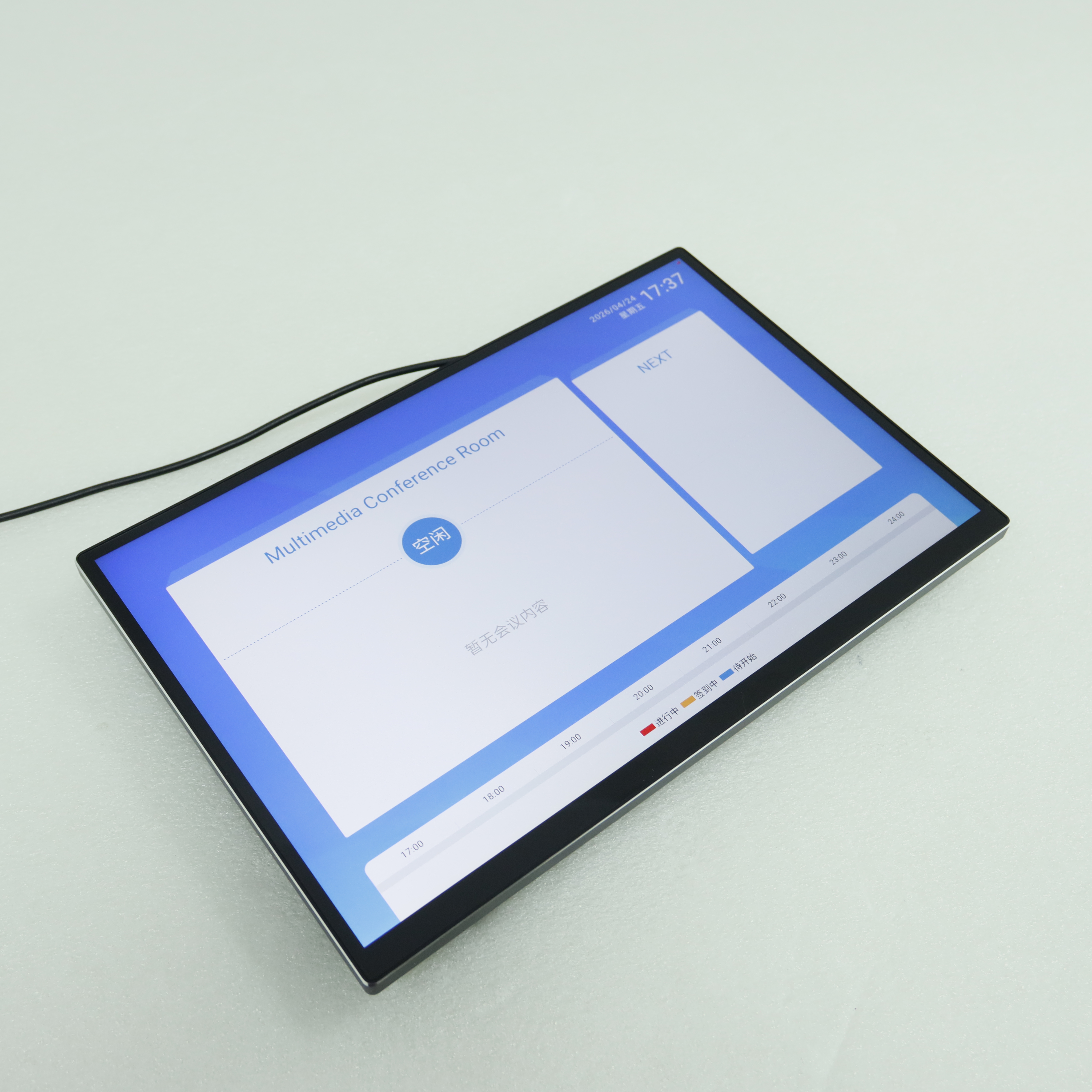 wall mount 13.3inch 1920x1080 android tablet pc POE NFC RJ45 4GB 32GB school hotel conference room digital signage display