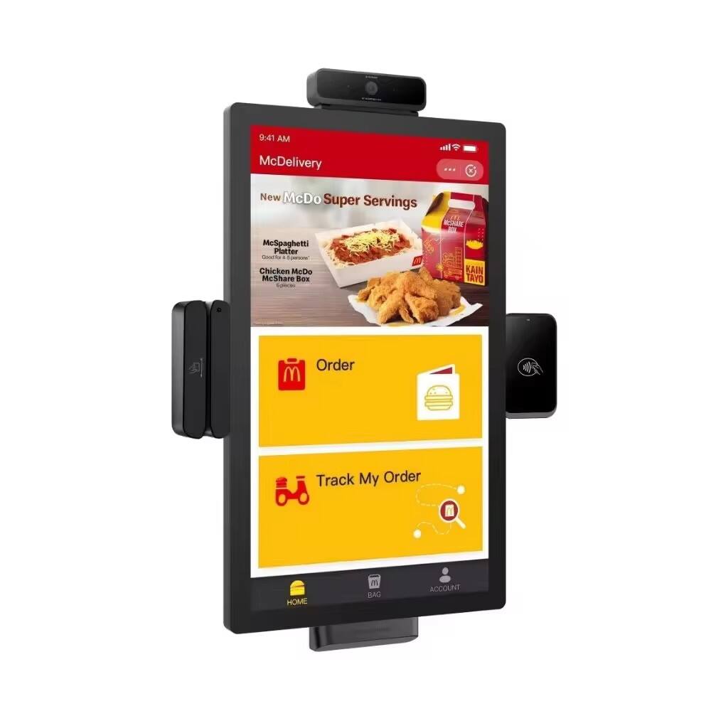 21,5 tommer veggmontert gulvstående restaurant Digital signage reklameskärm NFC POE berøringsskjerm android nettbrett pc
