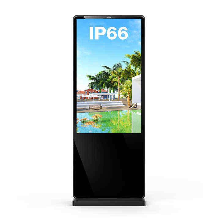 Super Large 86Inch indoor Kiosk Vertical LCD Advertising Display Floor Standing display