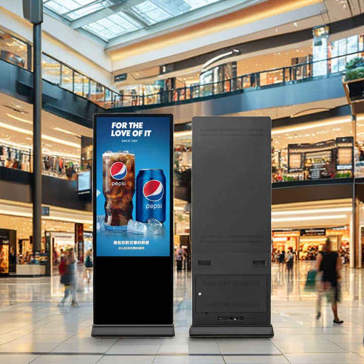 65 Inch Commercial Advertising Video Player Equipment Free CMS Indoor Totem Digital Signage And Display