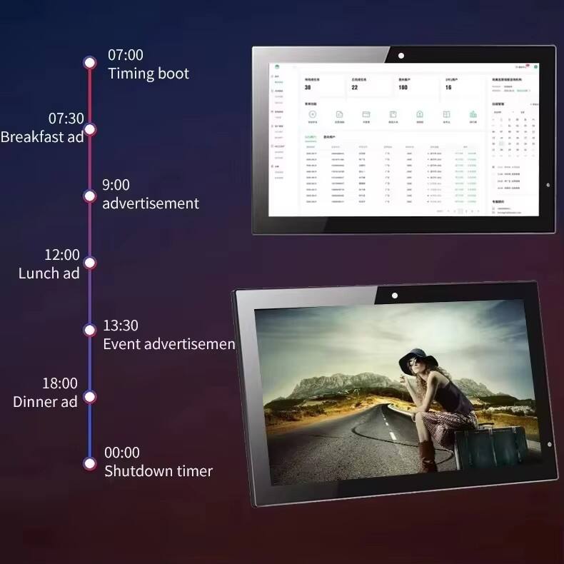 23,8 tommer veggmontert POE NFC berøringsskjerm kommersiell digital plakat reklame spiller android alt-i-ett nettbrett pc