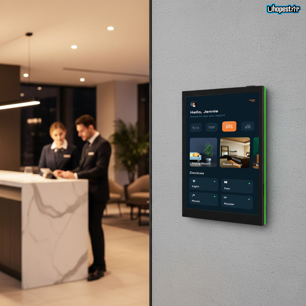 Γιατί τα ξενοδοχεία αλλάζουν σε έξυπνες πινακίδες ελέγχου μέσα στα δωμάτια