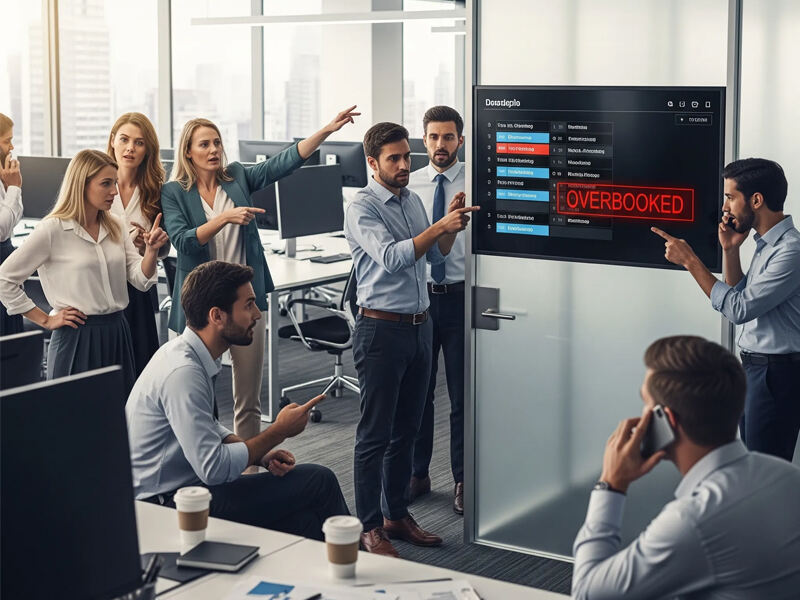 Success Story: How a Real Estate Developer Reduced Meeting Room Conflicts by 90% with Hopestar’s Conference Room Tablets