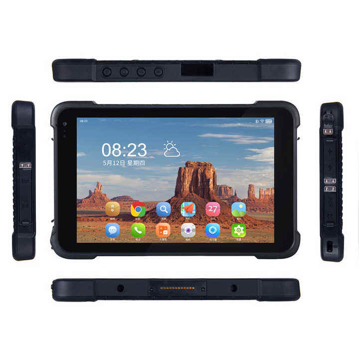 8 inch NFC GPS 4+64GB opslag Ruime IP67 waterdicht industriële Android 11 tablet