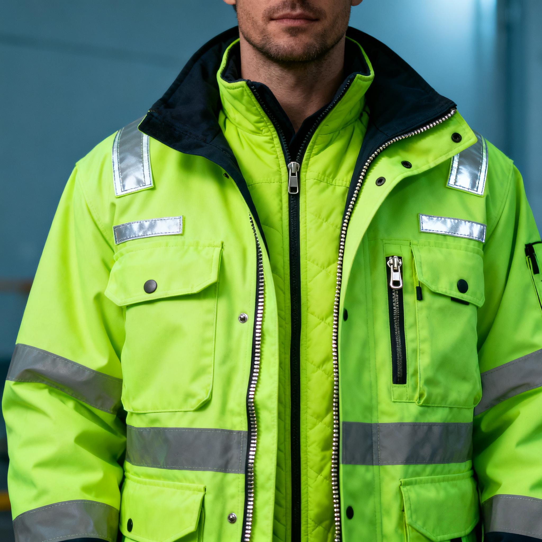 שמירה על הבטיחות עם בגדי עבודה מרהיבים ביום