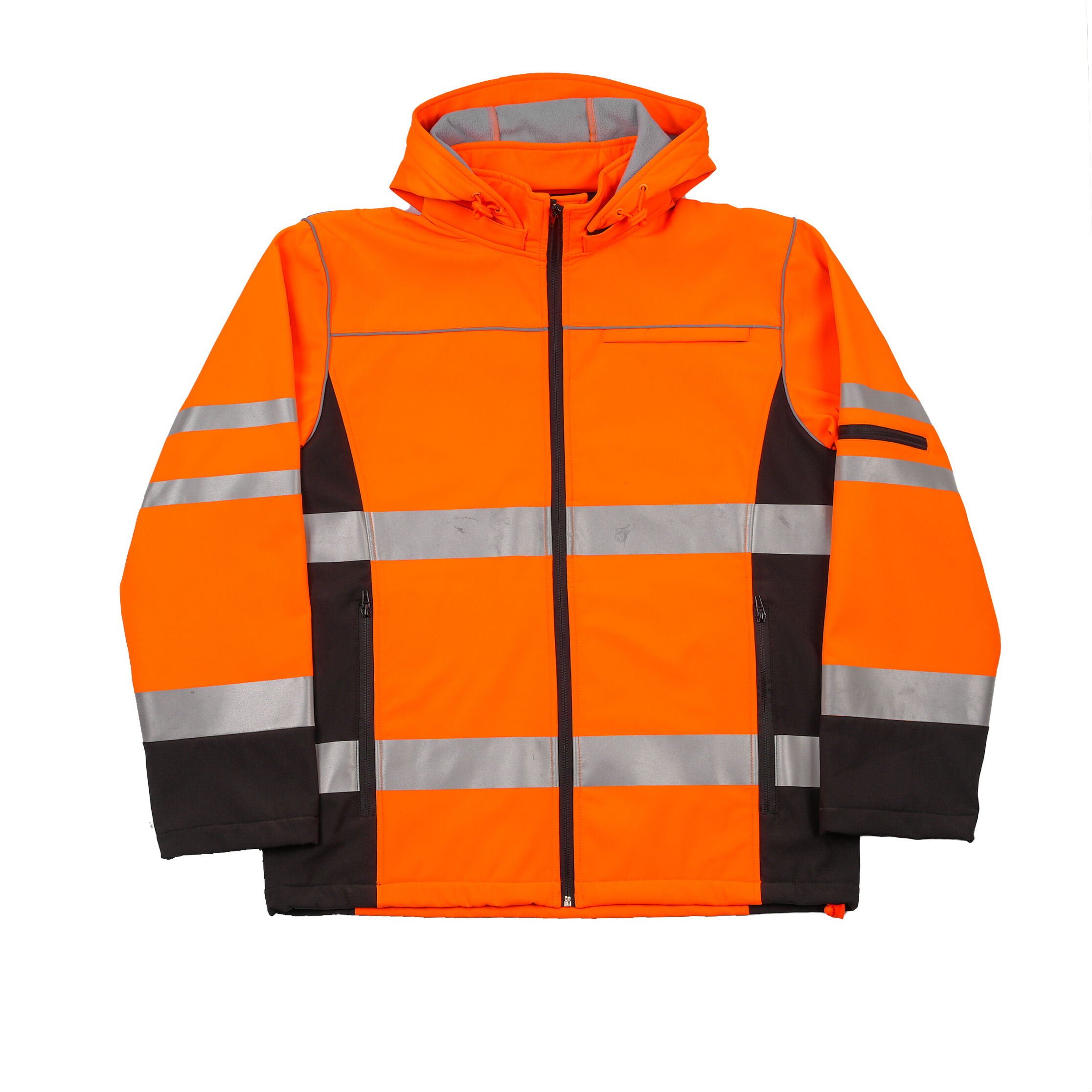 Reflective softshell work jacket