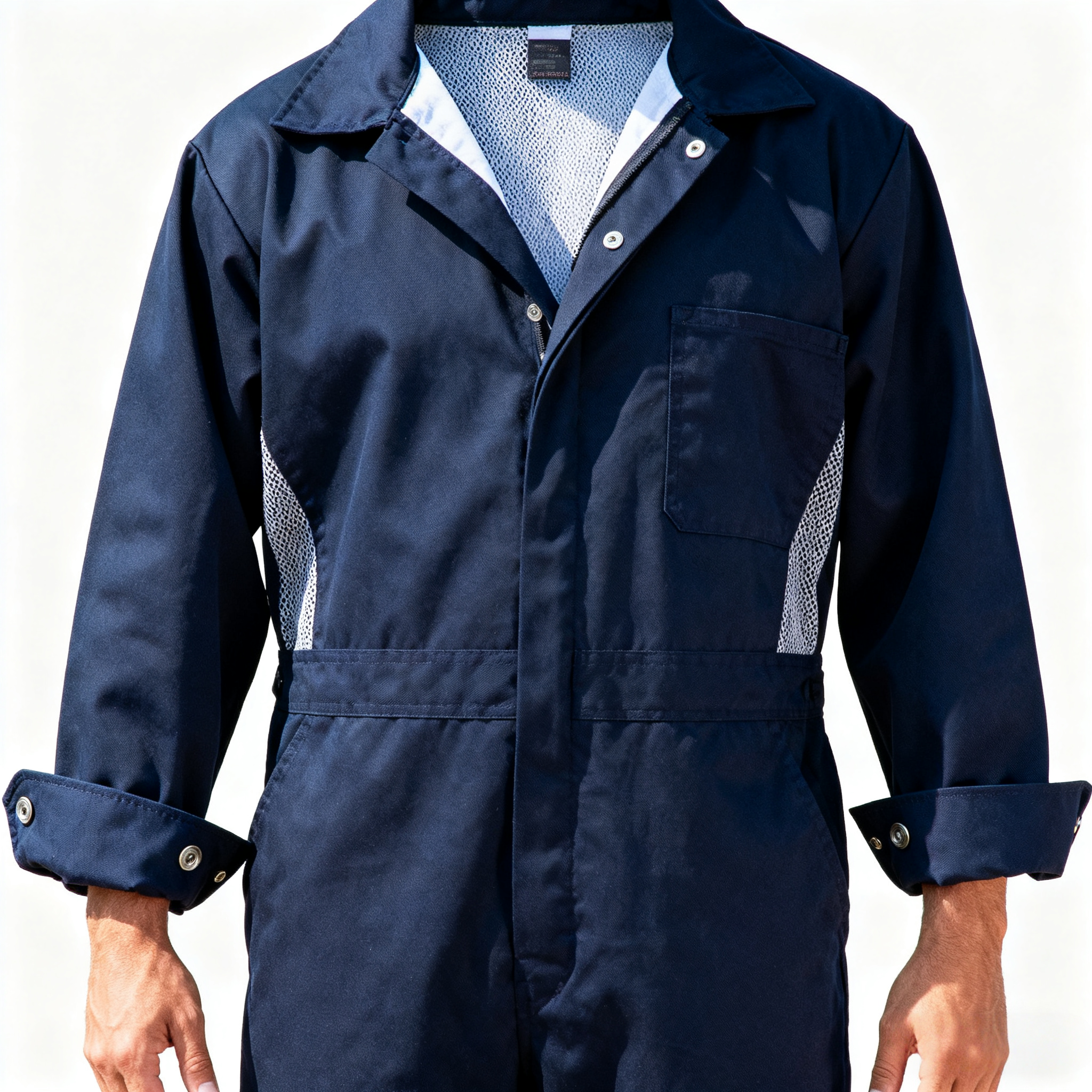 Avoid Ironing Recycled Polyester Work Clothes at High Temperatures.