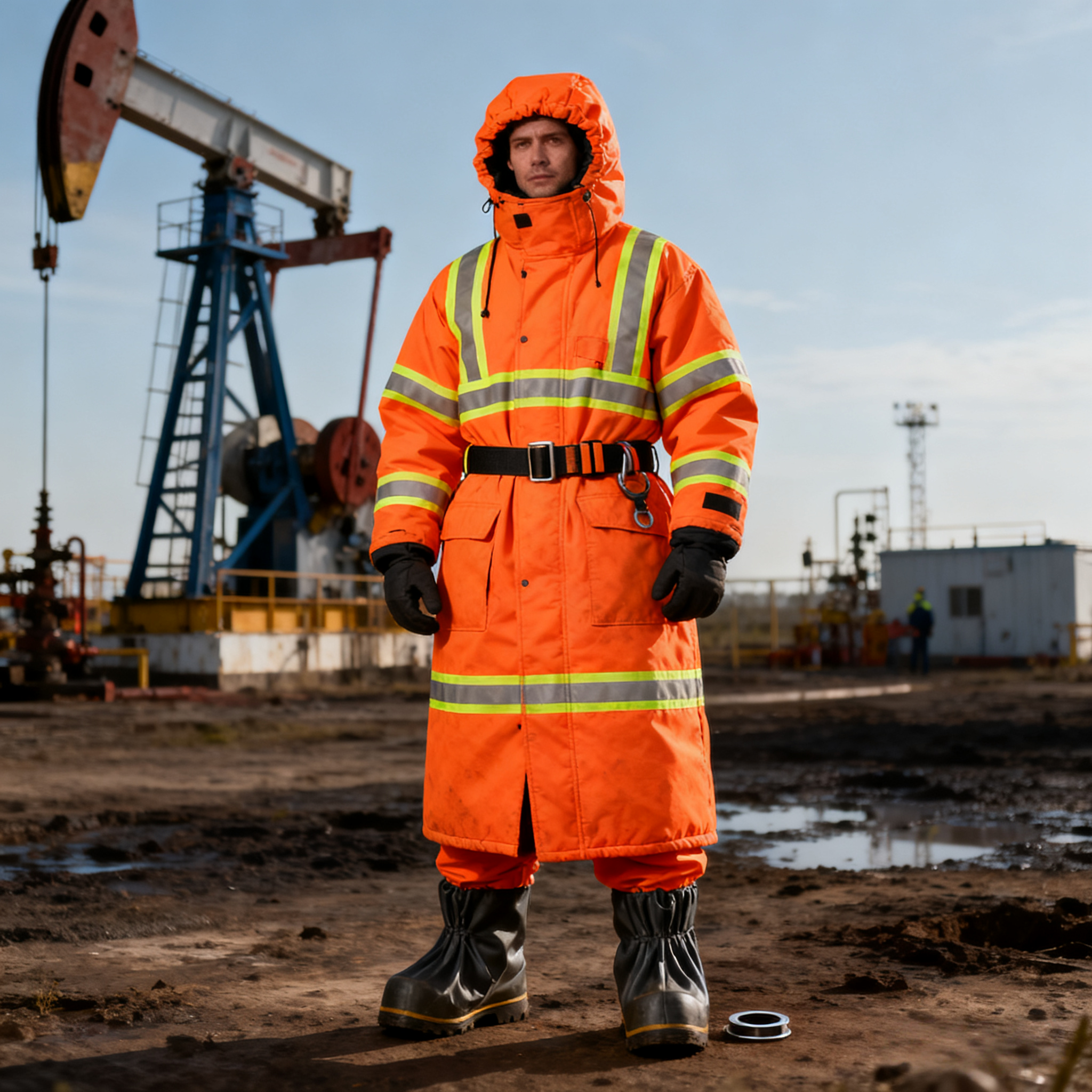 Parka Classe 3 Hivis con Coulisse Regolabile in Vita – Sicurezza e Comfort