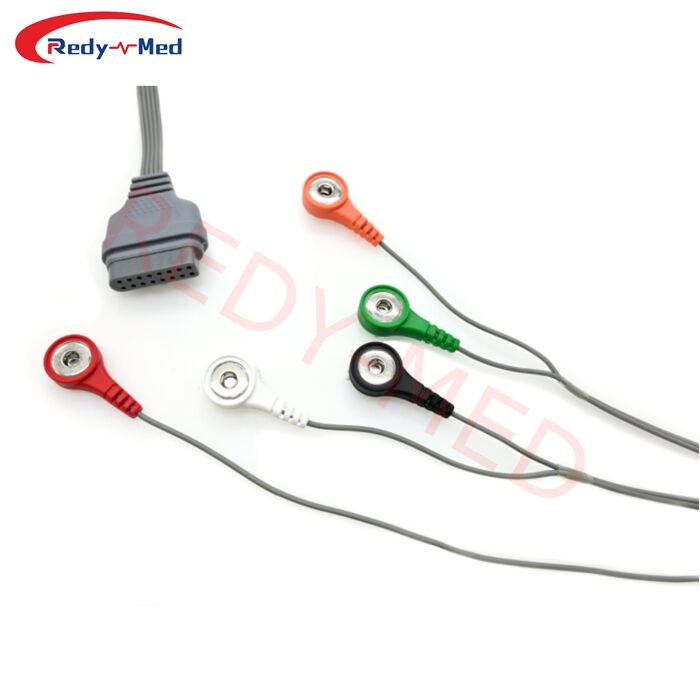Compatible With Edan SE-2003&SE-2012 5 Lead ECG Holter Cable