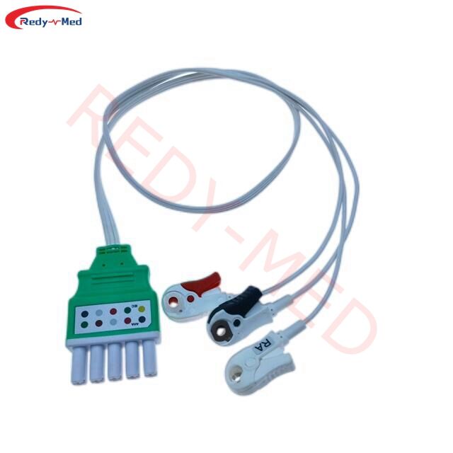 Kompatibilní s Draeger Siemens 3Vedlem 5 Vedlem jednorozměrným EKG vodičem