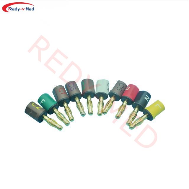 Compatible With GE HealthCare Connector Set ECG CAM14-AM5-AM4 Banana AHA 10/set – 900178-001