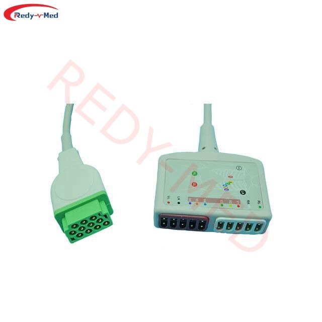 Compatible With  GE Marqutte EKG Trunk Cable 2017006-001,Datex Ohmeda E-PRESTN, M-PRESTN EKG Trunk Cable