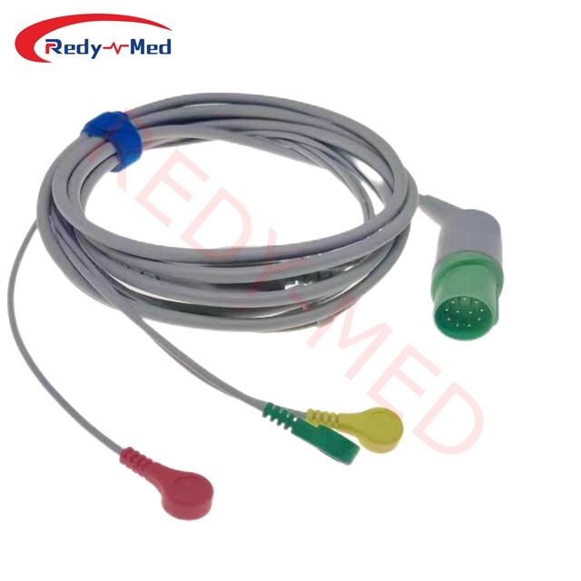 Tương thích với cáp ECG một mảnh Nihon Kohden TEC-7731K, TEC-7700