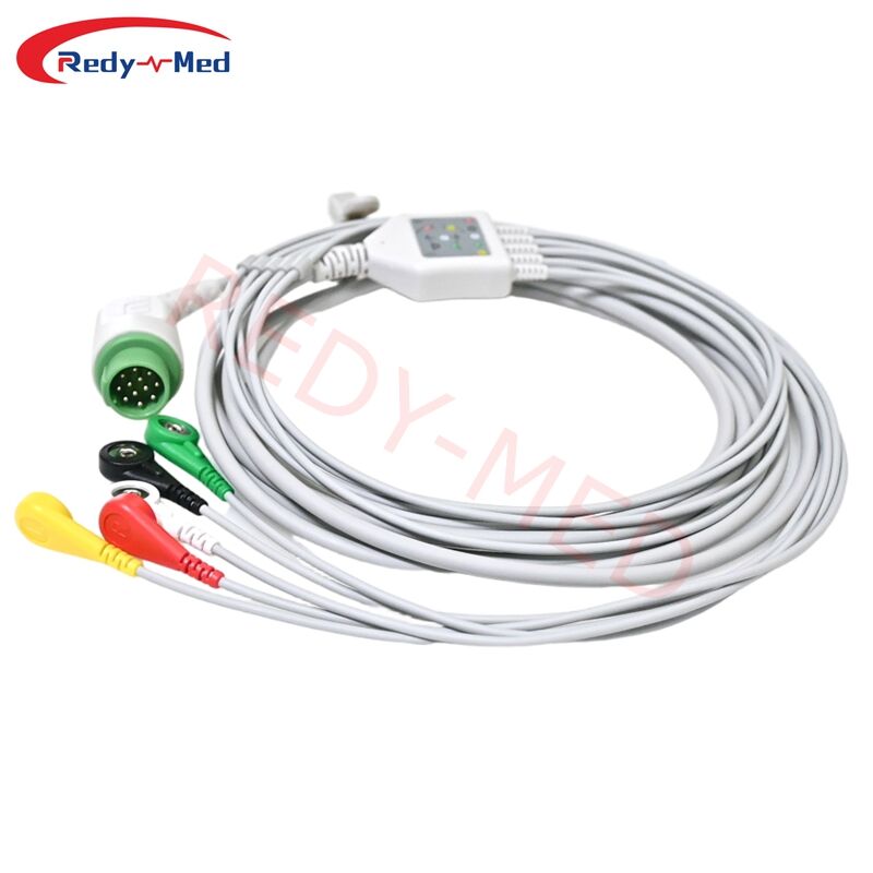 Compatible With Bexen Cardio One-Piece 3 Lead/ 5 Lead ECG Cable
