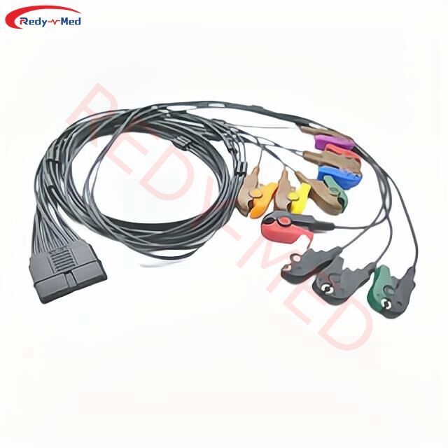 Compatible With Schiller CS104 MS-12 10 Leas Holter Cable