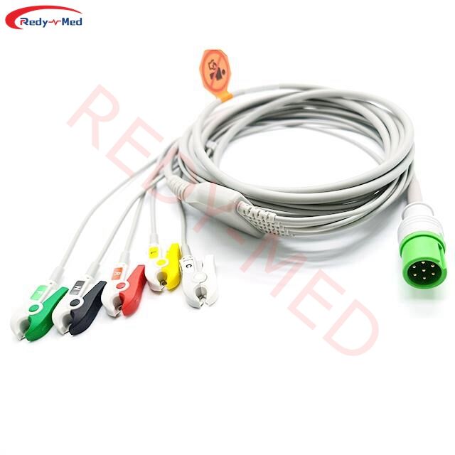 High-Quality GE 5 Lead ECG Cable for Reliable Monitoring