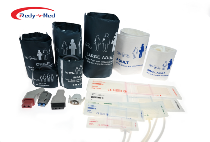 Какви размери на NIBP маншети отговарят на различните групи пациенти?