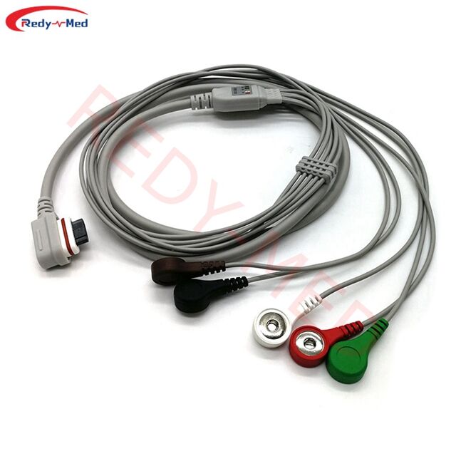 Compatible With GE Seer Light 5 Lead Holter Cable